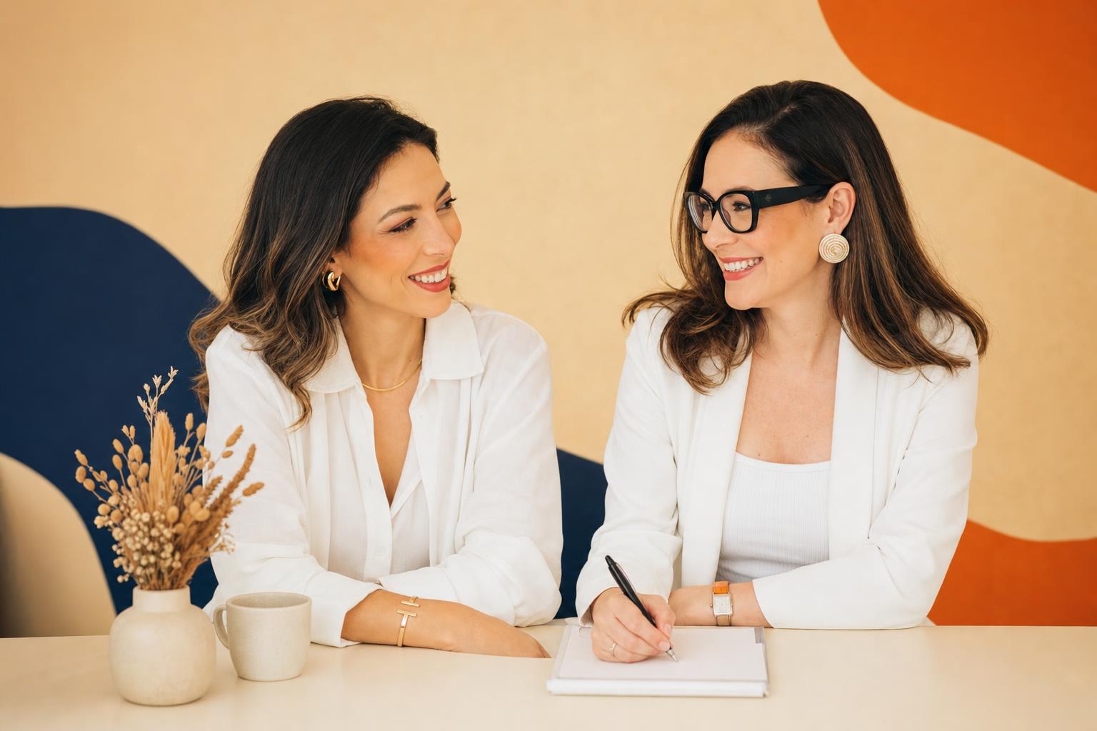 Dra. Angélica Nau e Dra. Mariana Deboni, gastropediatras e professoras da Ped Academy