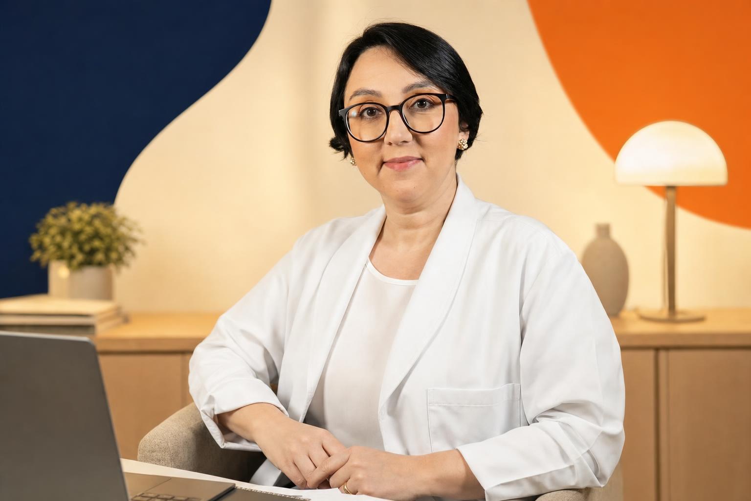 Dra. Joana Darc, infectologista pediátrica e professora da Ped Academy